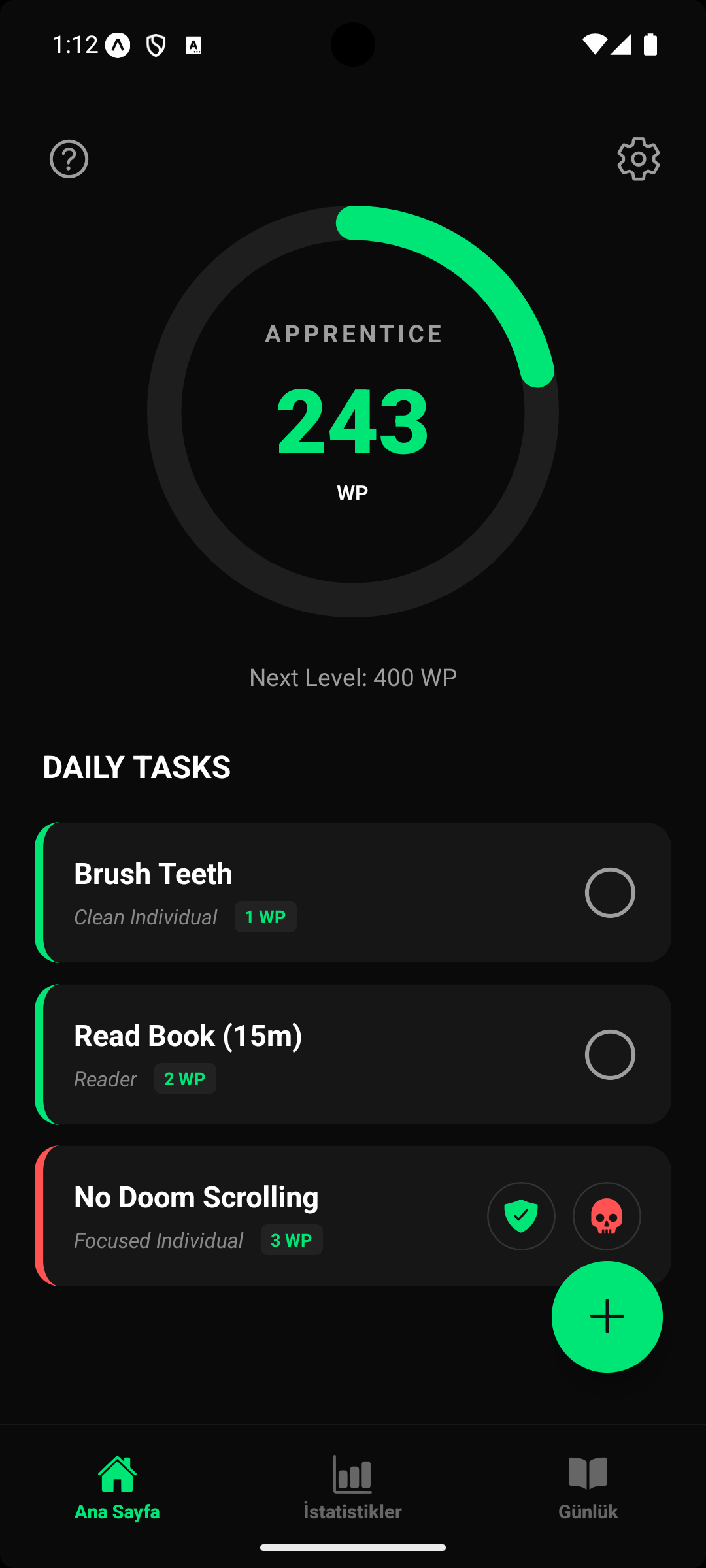 Willpower Protocol Screenshot